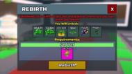 Requirements for Rebirth 11 (Image via Roblox)